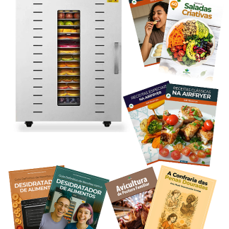 Desidratador Industrial 16 Bandejas 220v + 9 E-books