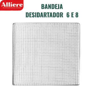 Bandeja De Inox Desidratador Alimentos Modelo 6 e 8 Bandejas - Unidade