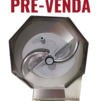 PRÉ-VENDA SETEMBRO - PREVISÃO DE ENVIO: 03/09/2026 - Cortador Ralador Fatiador Manual de Alimentos Frutas Legume - INOX